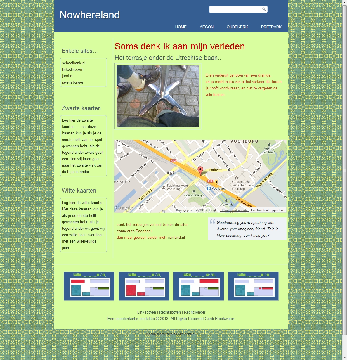 Weebly voorbeeld site